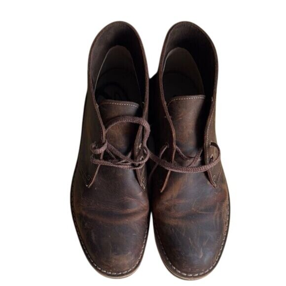 Clarks Bushacre 2 Dark Brown Ankle Chukka Desert Boots Shoes men’s size 10M main image 10